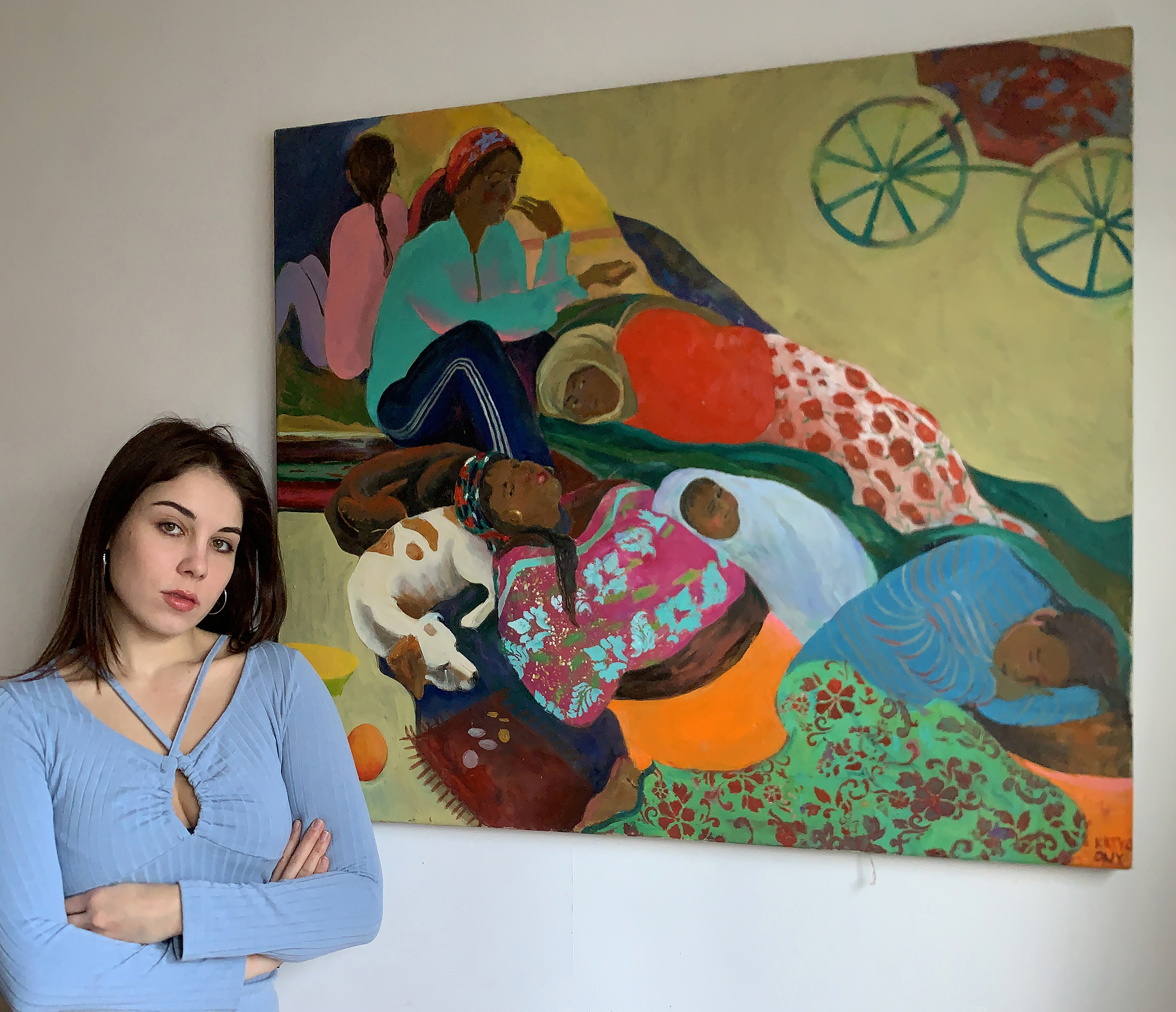 Portrait of Kateryna Onyshko, who works in the Сучасний художник style (Kyiv, Ukraine) Photo 1 of 1.