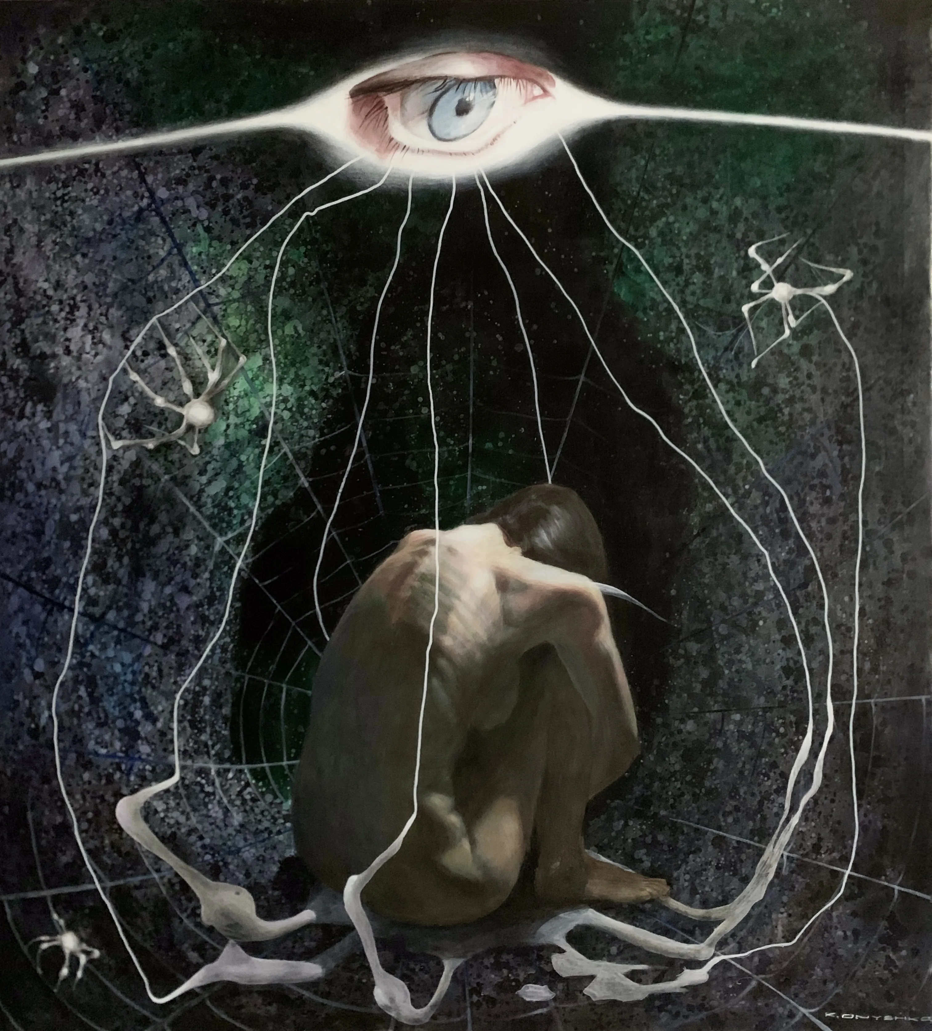Image of Consciousness by Kateryna Onyshko, size: 145x143 см, made of acrylic, oil, canvas, Painting medium Photo 1 of 3.
