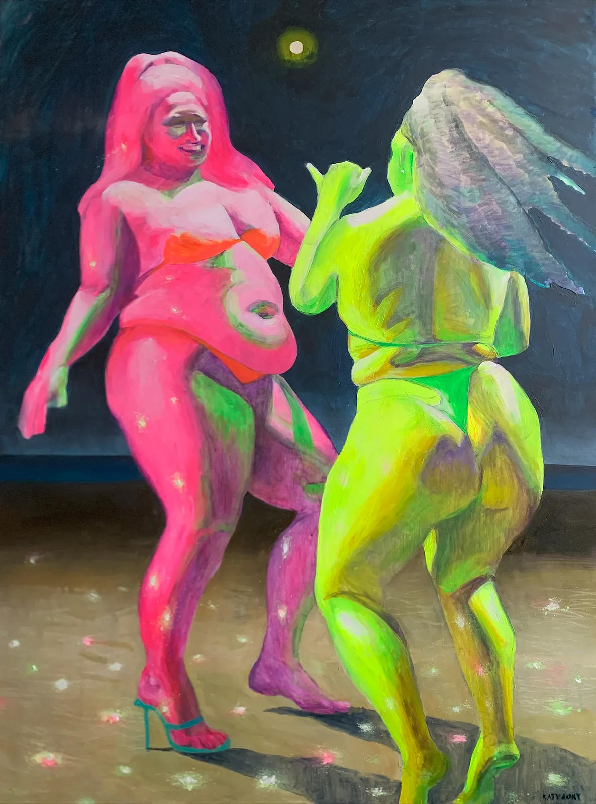 Зображення "Neon Disco" від Katya Onyshko, медіум: Живопис, ціна: $600