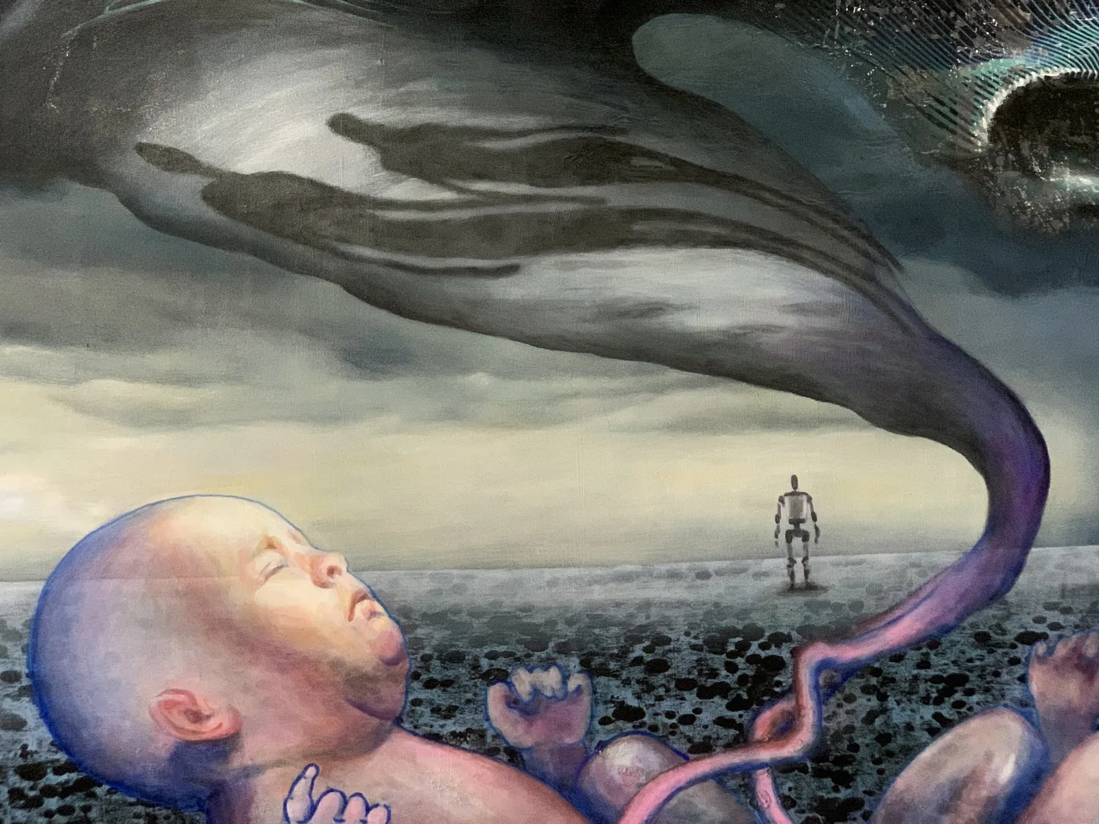 Зображення "Beginning" від Katya Onyshko, розмір: 120x150 cm, матеріали: Acrylic, oil, canvas , медіум: Живопис, місто: Kyiv,Ukraine , ціна: $3250 Фото 2 з 5.
