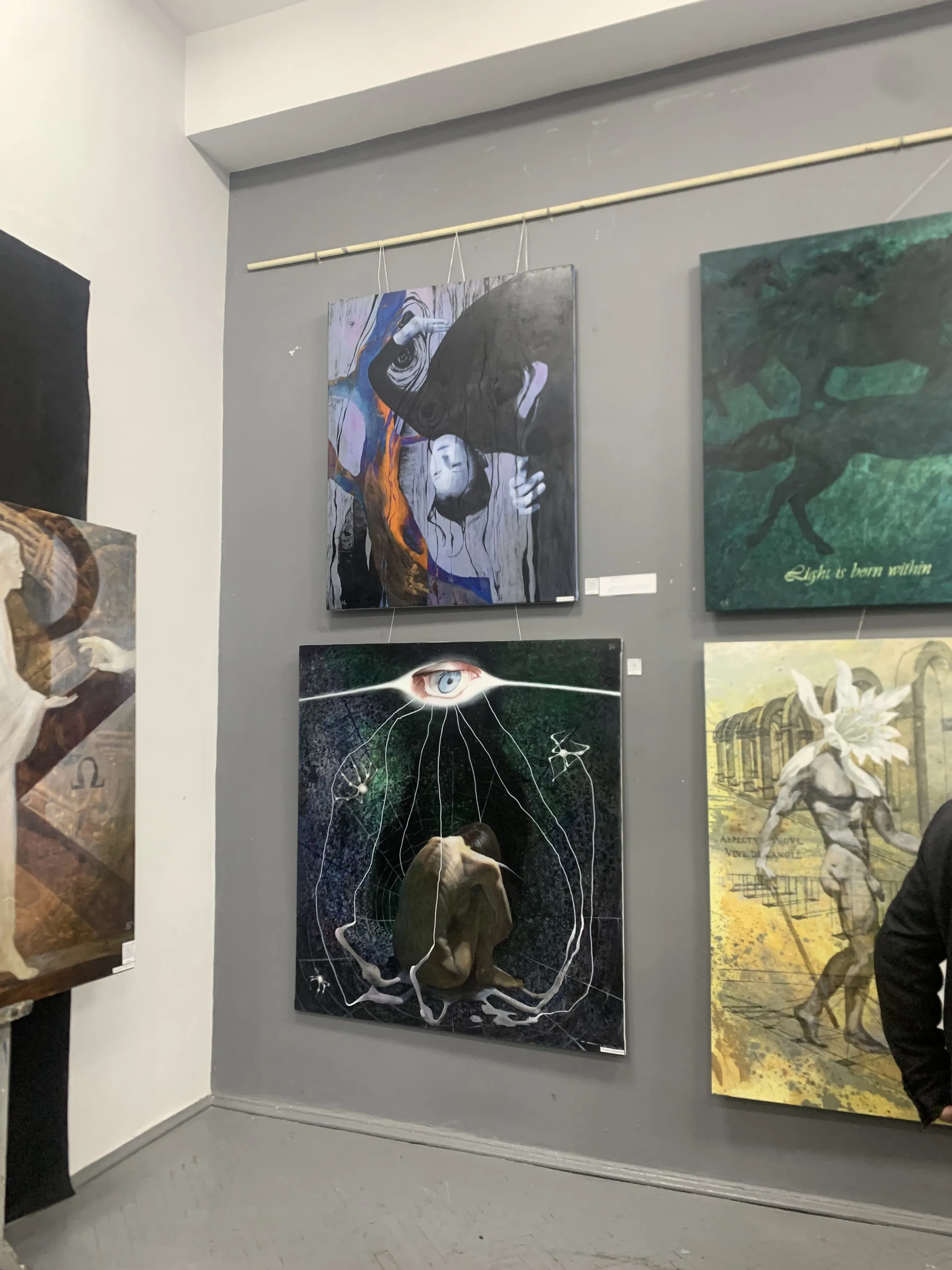 Зображення "Consciousness " від Katya Onyshko, розмір: 145x143 cm, матеріали: Acrylic, canvas, медіум: Живопис Фото 3 з 3.