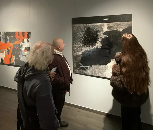 Зображення "When" від Katya Onyshko, розмір: 130x130 cm, матеріали: Acrylic, canvas , медіум: Живопис, місто: Kyiv,Ukraine  Фото 6 з 7.