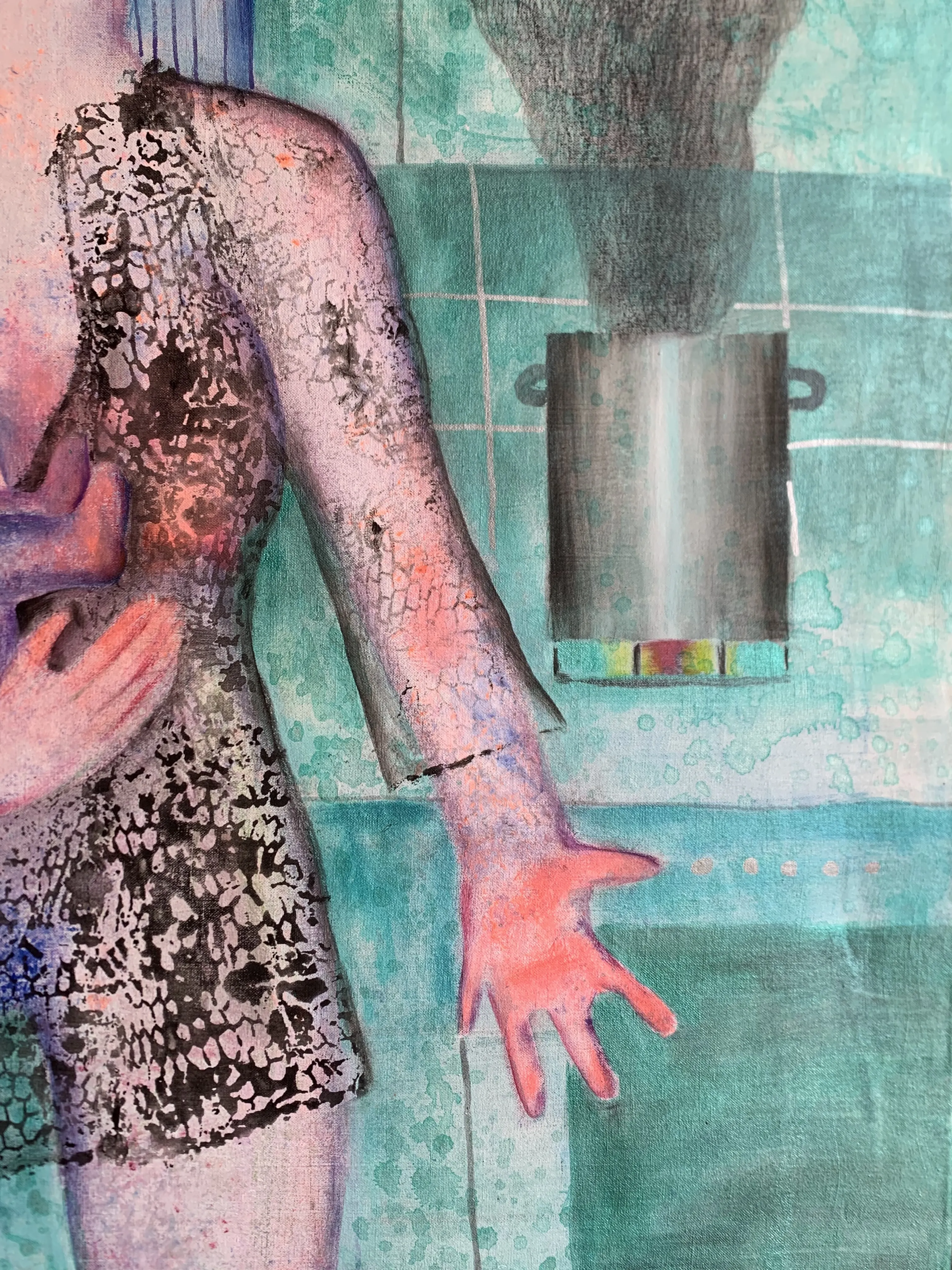 Зображення "Postpartum" від Katya Onyshko, розмір: 120x90cm, матеріали: acrylic, canvas, медіум: Живопис, місто: Kyiv, Ukraine, ціна: $1250 Фото 5 з 7.