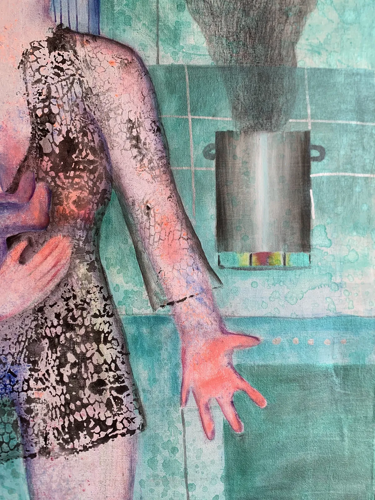 Зображення "Postpartum" від Katya Onyshko, розмір: 120x90cm, матеріали: acrylic, canvas, медіум: Живопис, місто: Kyiv, Ukraine, ціна: $1250 Фото 5 з 7.
