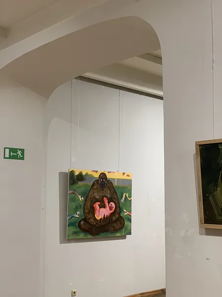 Зображення "Between silence and scream " від Katya Onyshko, розмір: 100x130cm, матеріали: Acrylic, canvas , медіум: Живопис Фото 3 з 6.