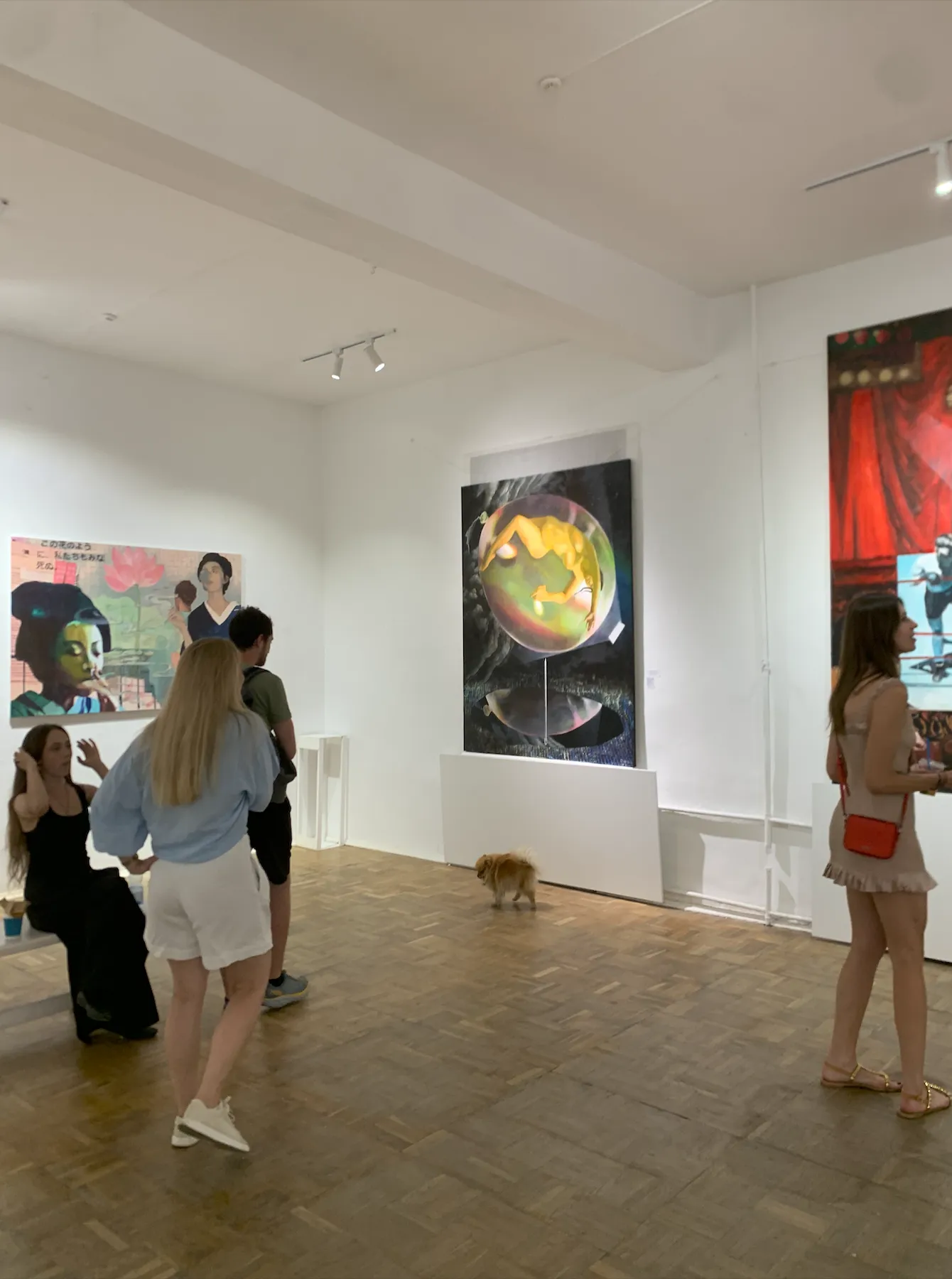 Image of Illusion by Kateryna Onyshko, size: 200x150 см, made of acrylic, oil, canvas, Painting medium, from Kyiv, Ukraine Photo 6 of 7.