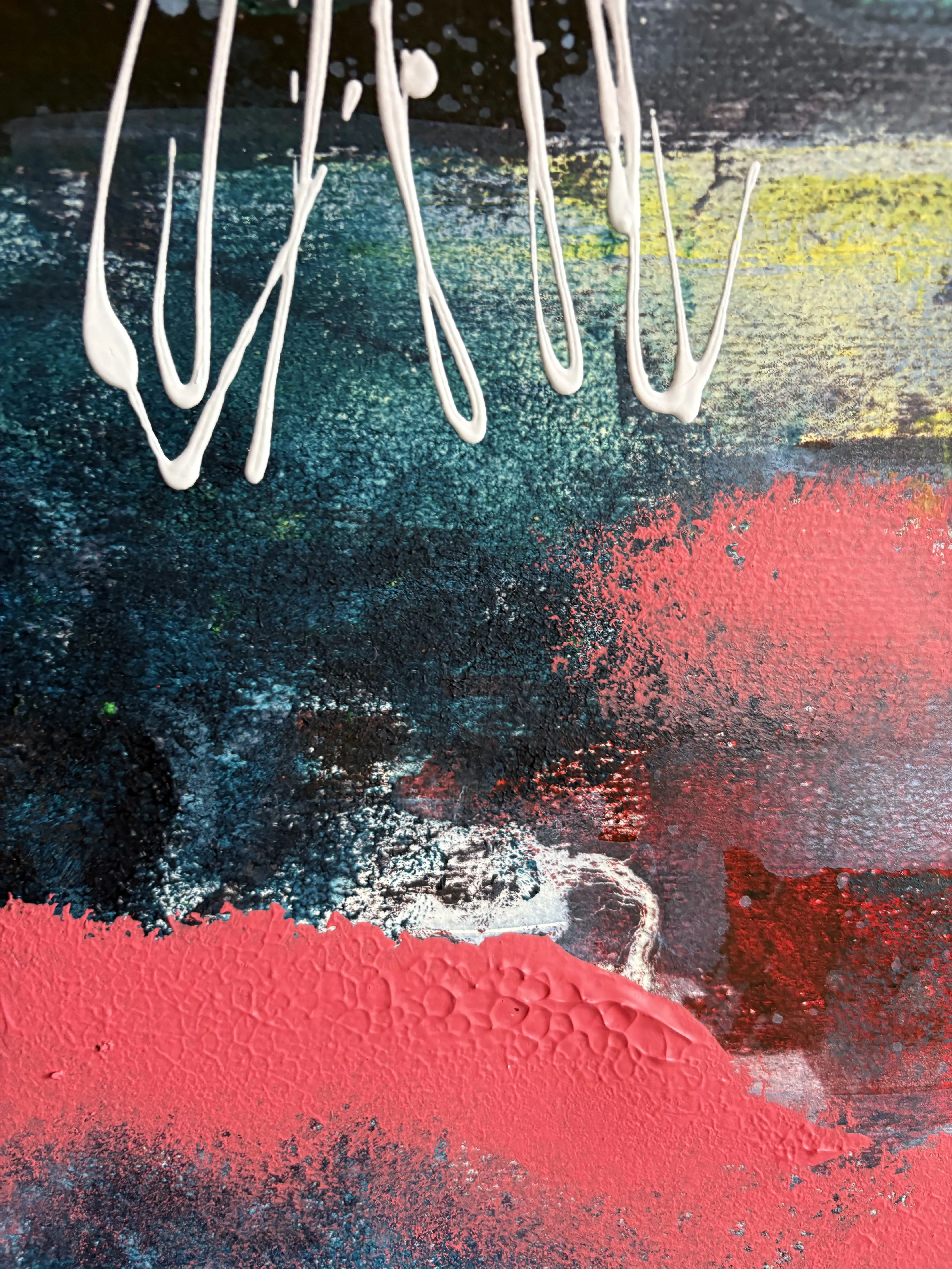 Image of The Other Shore by Kateryna Onyshko, size: 52х37 см, made of acrylic, paper, Painting medium, from Kyiv, Ukraine, priced at $300 Photo 3 of 8.