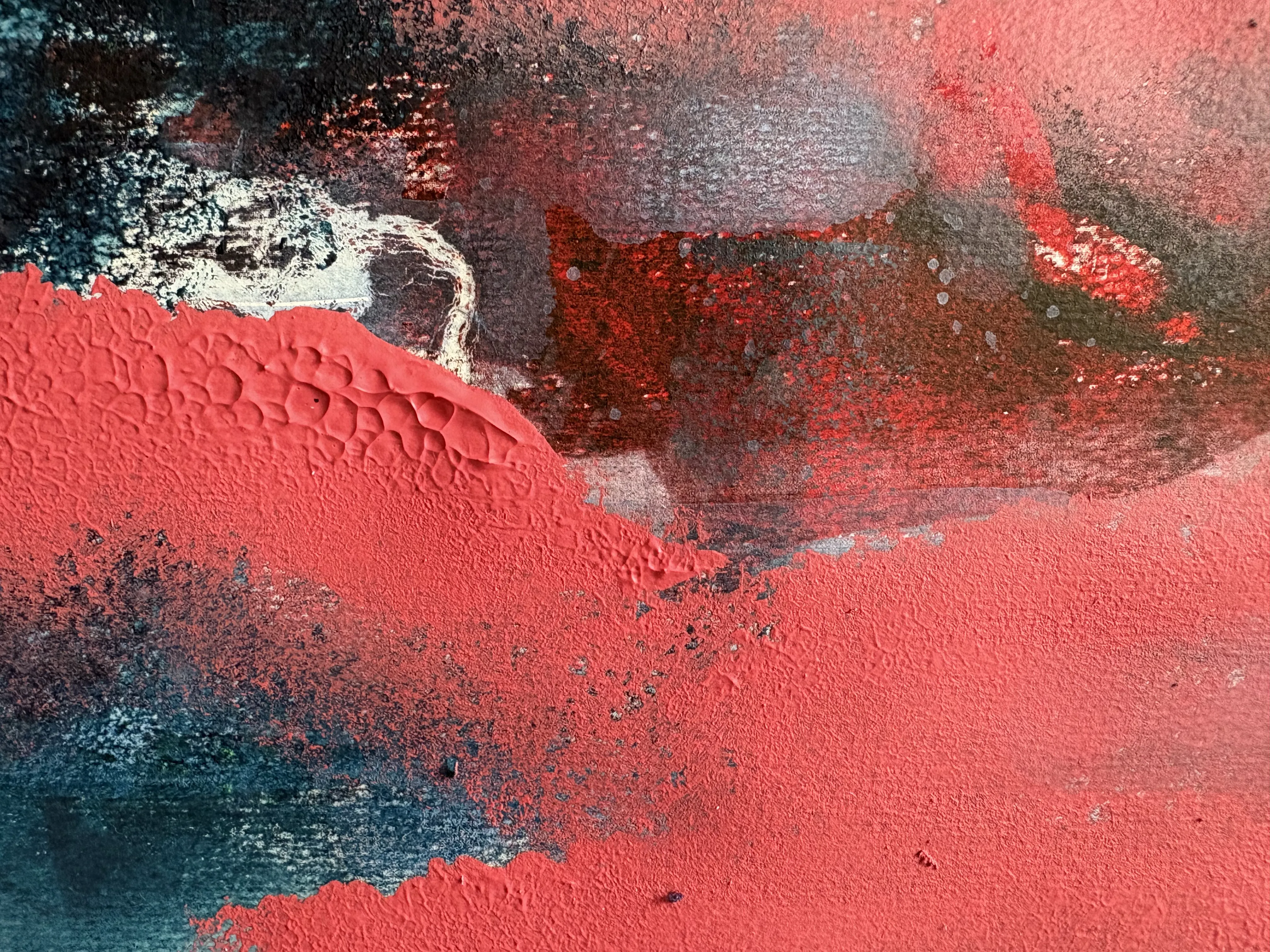 Image of The Other Shore by Kateryna Onyshko, size: 52х37 см, made of acrylic, paper, Painting medium, from Kyiv, Ukraine, priced at $300 Photo 4 of 8.