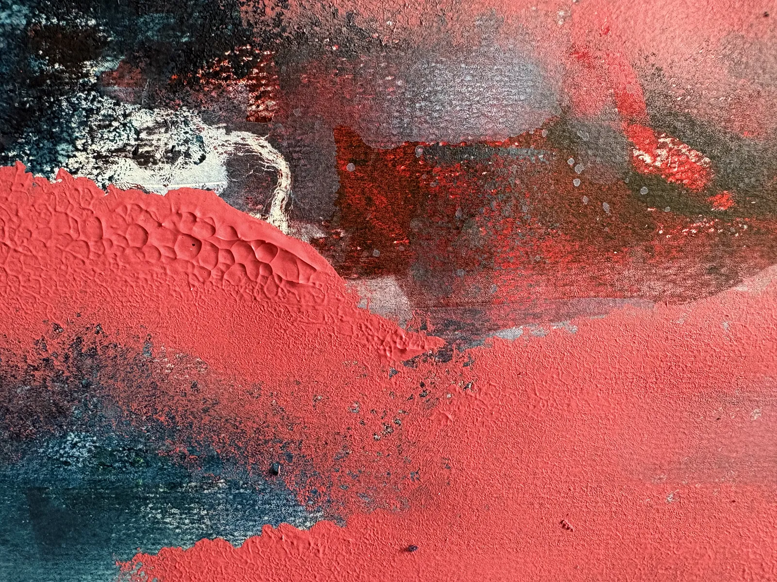 Image of The Other Shore by Kateryna Onyshko, size: 52х37 см, made of acrylic, paper, Painting medium, from Kyiv, Ukraine, priced at $300 Photo 4 of 8.